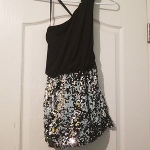 Black Off-the-shoulder Dress